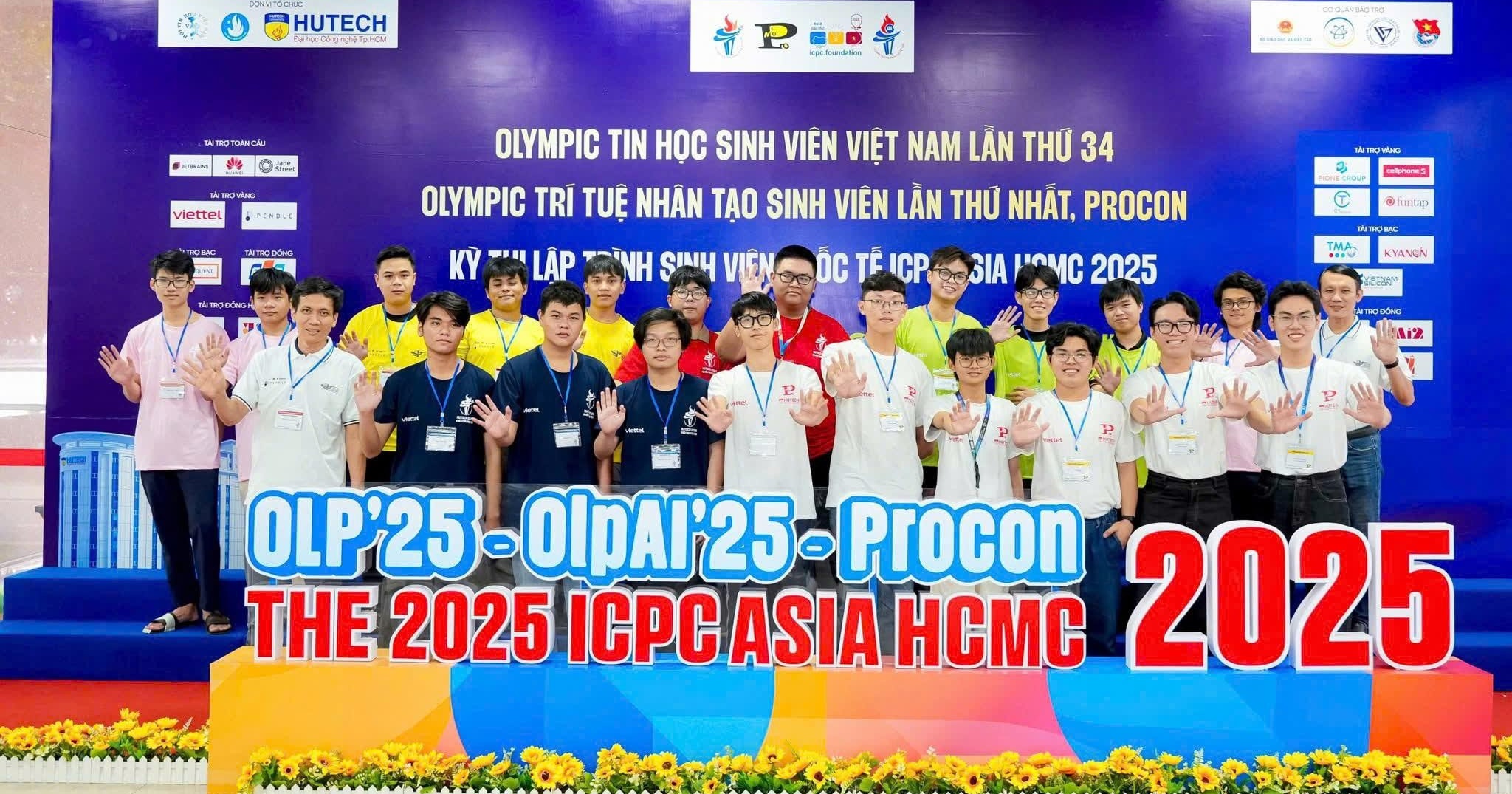 Đội tuyển HCMUTE đạt nhiều giải thưởng tại OLP’25, OlpAI’25 và ICPC Asia HCMC 2025