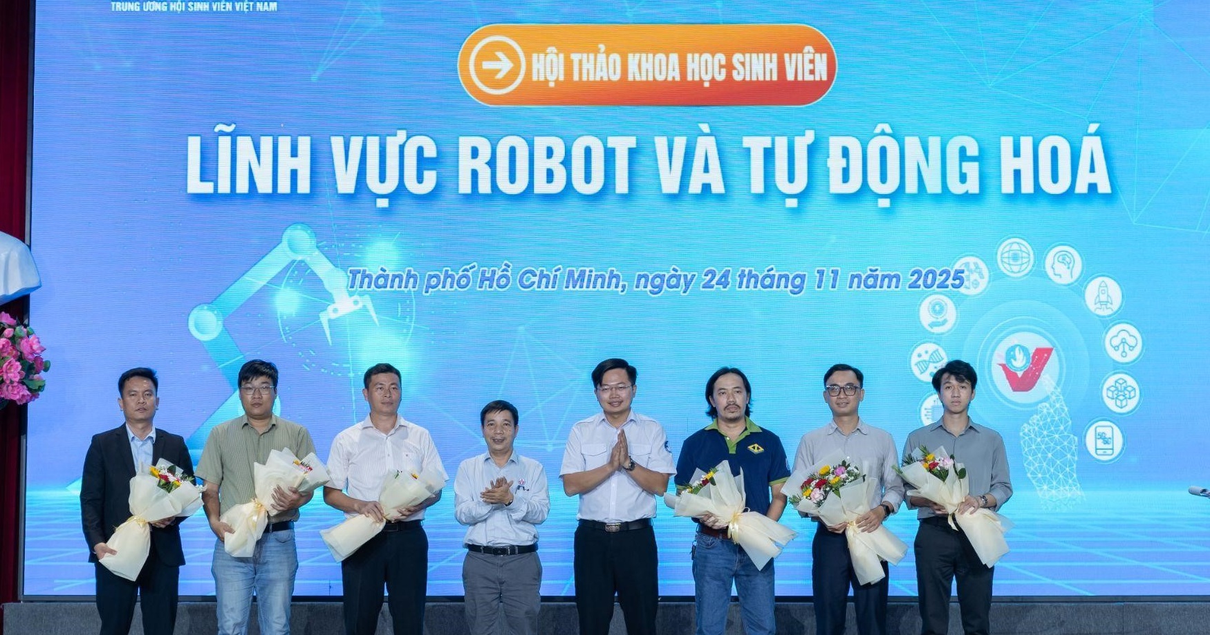HCMUTE phối hợp tổ chức Hội thảo khoa học sinh viên lĩnh vực “Robot và công nghệ tự động hoá”